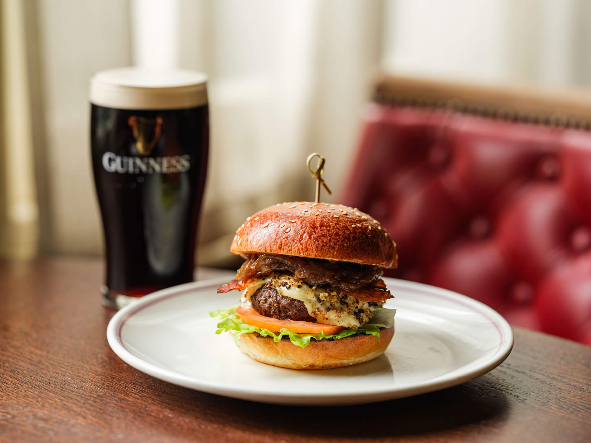 The Cadogan Arms - A Guinness and a burger to watch Live Sports with.